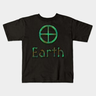 Verdigris Earth Kids T-Shirt